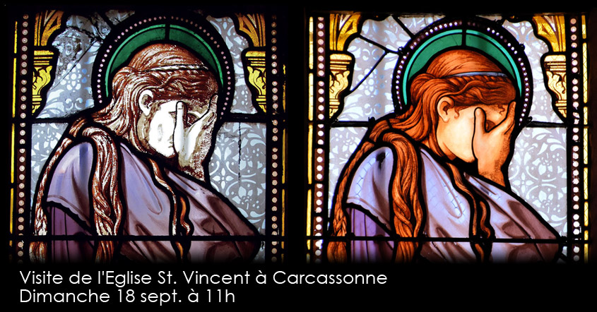 Journées du patrimoine: l'atelier d'architecture SERRA vous invite à venir découvrir l'Église Saint-Vincent à Carcassonne et sa restauration, le dimanche 18 septembre à 11h. 